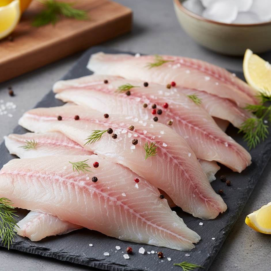 Surowe filety miruny nowozelandzkiej